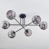 Ripoll Plafonnier, Boule lumineuse Fumé, 6 lumières