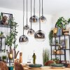 Ripoll Suspension, Boule lumineuse, Suspension Clair, Fumé, 6 lumières