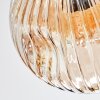 Ripoll Plafonnier, Boule lumineuse Ambre, 6 lumières