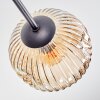 Ripoll Plafonnier, Boule lumineuse Ambre, 6 lumières
