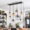 Gastor Suspension, Boule lumineuse, Suspension Ambre, Clair, Fumé, 8 lumières