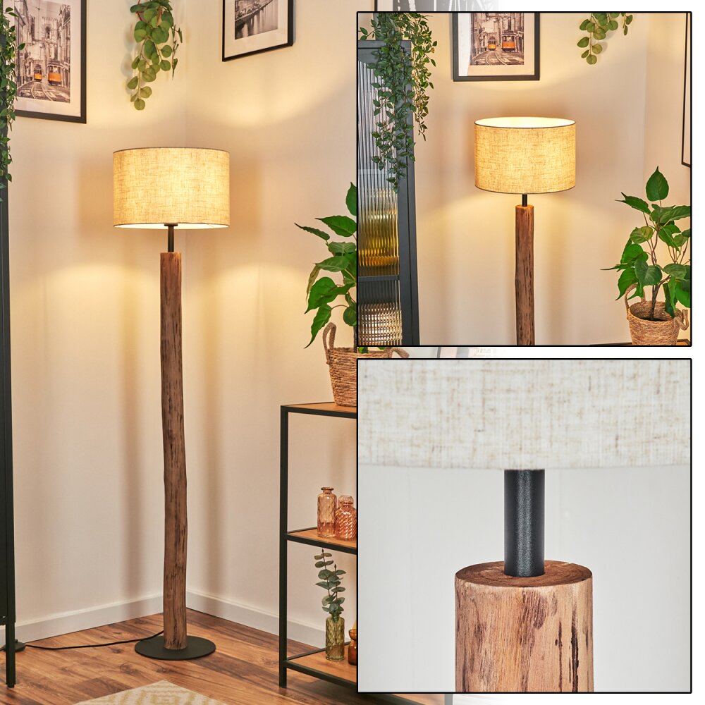 Bassagoda Lampadaire Écru, Noir, 1 lumière main product photo