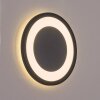 Gelan Applique murale LED Noir, Blanc, 1 lumière