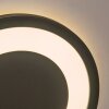 Gelan Applique murale LED Noir, Blanc, 1 lumière