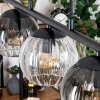Koyoto Suspension, Boule lumineuse, Suspension Ambre, Clair, Fumé, 5 lumières