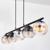 Koyoto Suspension, Boule lumineuse, Suspension Ambre, Clair, Fumé, 5 lumières