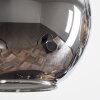 Koyoto Suspension, Boule lumineuse, Suspension Ambre, Chrome, Clair, Fumé, 8 lumières