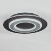 Lidor Plafonnier LED Noir, 1 lumière