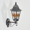 Lignac Lampe murale d´extérieur, Applique murale Noir, Argenté, 1 lumière