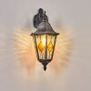 Lignac Lampe murale d´extérieur, Applique murale Noir, Argenté, 1 lumière