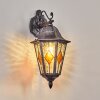 Lignac Lampe murale d´extérieur, Applique murale Noir, Argenté, 1 lumière