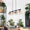 Gastor Suspension, Boule lumineuse, Suspension Ambre, Clair, Fumé, 4 lumières