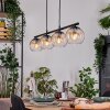Koyoto Suspension, Boule lumineuse, Suspension Ambre, Clair, 4 lumières