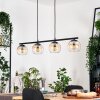 Koyoto Suspension, Boule lumineuse, Suspension Ambre, Clair, 4 lumières