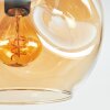 Ripoll Plafonnier, Boule lumineuse Ambre, Fumé, 5 lumières