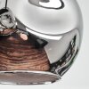 Ripoll Plafonnier, Boule lumineuse Chrome, Fumé, 5 lumières