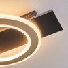 Lidor Plafonnier LED Noir, 1 lumière