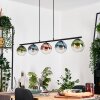 Gastor Suspension, Boule lumineuse, Suspension Bleu, Vert, Clair, Cuivré, 5 lumières