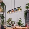 Gastor Suspension, Boule lumineuse, Suspension Bleu, Vert, Clair, Cuivré, 5 lumières