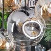 Ripoll Suspension, Boule lumineuse, Suspension Ambre, Clair, Fumé, 8 lumières