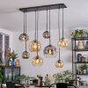 Ripoll Suspension, Boule lumineuse, Suspension Ambre, Clair, Fumé, 8 lumières