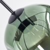 Ripoll Suspension, Boule lumineuse, Suspension Bleu, Vert, Cuivré, 8 lumières