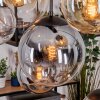 Gastor Suspension, Boule lumineuse, Suspension Ambre, Clair, Fumé, 8 lumières