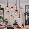 Gastor Suspension, Boule lumineuse, Suspension Ambre, Clair, 8 lumières