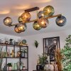 Koyoto Plafonnier, Boule lumineuse Or, Noir, 10 lumières