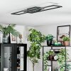 Manor Plafonnier LED Noir, 1 lumière, Télécommandes