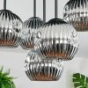 Ripoll Plafonnier, Boule lumineuse Chrome, Fumé, 5 lumières