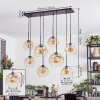 Ripoll Suspension, Boule lumineuse, Suspension Ambre, Clair, 8 lumières