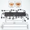 Ripoll Suspension, Boule lumineuse, Suspension Ambre, Clair, 8 lumières