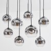 Ripoll Suspension, Boule lumineuse, Suspension Clair, Fumé, 8 lumières
