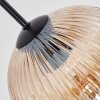 Koyoto Suspension, Boule lumineuse, Suspension Ambre, Clair, Fumé, 8 lumières
