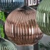 Koyoto Suspension, Boule lumineuse, Suspension Bleu, Vert, Cuivré, 8 lumières
