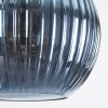 Koyoto Suspension, Boule lumineuse, Suspension Bleu, Or, Vert, 8 lumières