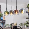 Lauden Suspension, Suspension Bleu, Vert, Clair, Cuivré, Fumé, 4 lumières