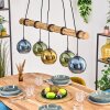 Koyoto Suspension, Boule lumineuse, Suspension Écru, Noir, 5 lumières