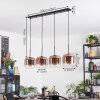 Lauden Suspension, Suspension Clair, Cuivré, 4 lumières