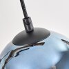 Koyoto Suspension, Boule lumineuse, Suspension Écru, Noir, 5 lumières