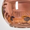 Koyoto Suspension, Boule lumineuse, Suspension Écru, Noir, 5 lumières