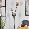 Koyoto Boule lumineuse, Lampadaire Ambre, Clair, Fumé, 3 lumières