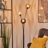 Koyoto Boule lumineuse, Lampadaire Ambre, Clair, Fumé, 3 lumières