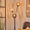 Koyoto Boule lumineuse, Lampadaire Ambre, Clair, Fumé, 3 lumières