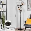 Koyoto Boule lumineuse, Lampadaire Ambre, Clair, Fumé, 5 lumières