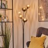 Koyoto Boule lumineuse, Lampadaire Ambre, Clair, Fumé, 5 lumières