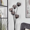 Koyoto Boule lumineuse, Lampadaire Fumé, 5 lumières