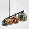 Ripoll Suspension, Boule lumineuse, Suspension Bleu, Or, Vert, Cuivré, 4 lumières