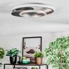 Lynor Plafonnier LED Anthracite, Noir, 1 lumière